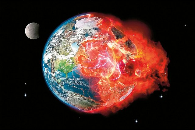 FIMI-Manipulationskampagnen sollen Angst erzeugen. Oft wird das Gefühl vermittelt, dass die Welt in Flammen steht. (Foto: Pixabay-KI-generiert, gemeinfrei)