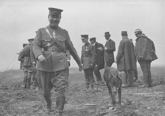 Oberst im Generalstab Yamaguchi Juhachi während seiner Tätigkeit beim Grenzregelungsausschuss, bei dem die Ostgrenze Österreichs und somit des Burgenlandes festgelegt wurde. (Foto: Archiv Pöcher)