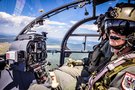 EUFOR ALTHEA: Eine Alouette III verlegt von Srebrenica zurück Camp Butmir nach Sarajevo. (Foto: Florian Kollmann)