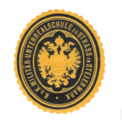 Die offizielle Siegelmarke der k.u.k. Militär-Unterrealschule in Straß. (Foto: Archiv Mag. Mario Rauchenbichler)