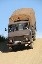 Der Husar im Gelände. (Foto: Göbel)