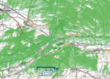 Sichtbereich der gem3.PzKp aus RglStg K. (Grafik: Bundesheer/Alexander Böhm)