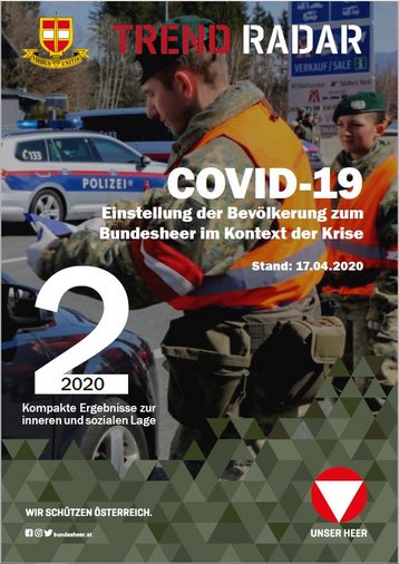 Das ZMFW publizierte im Jahr 2020 bereits zwei Ausgaben des "Trend Radar" mit dem Themenschwerpunkt COVID-19. (Grafik: ZMFW)