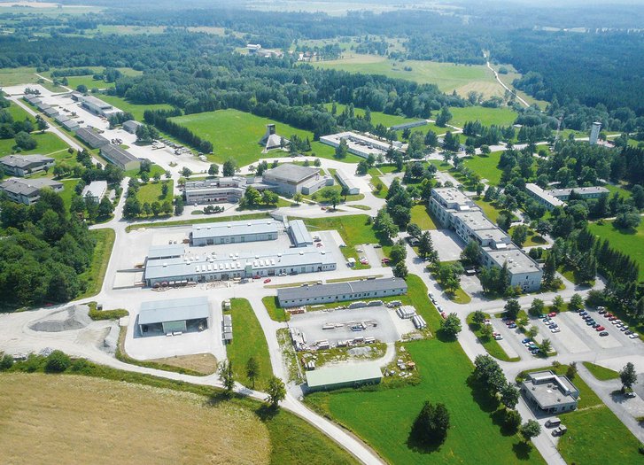 Luftaufnahme vom Lager Kaufholz. (Foto: RedTD/Gerold Keusch)