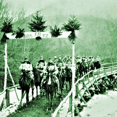 III. Zug/3. Eskadron bei der Ablöse am Dnjester im Frühjahr 1916. (Foto: Archiv Hausdorf)