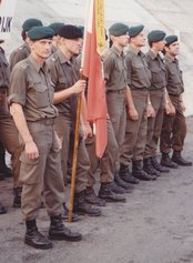 Luis bei der größten Marschveranstaltung der Welt, dem Auslandsmarsch in Nijmegen (Niederlande). (Foto: Archiv Wildpanner)