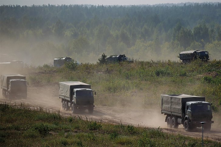 Mobile Reserven verfügen über eine logistische Autarkie für bis zu drei Tage. (Foto: MoD Russland)