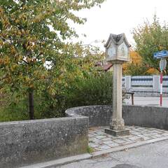 Bildstock für den heiligen Severin beim ehemaligen Lagertor. (Foto: RedTD/Gerold Keusch)