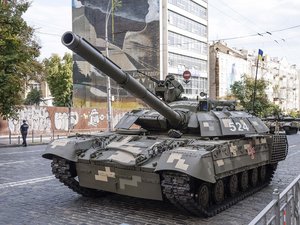 Kampfpanzer T-64 "Bulat" der ukrainischen Streitkräfte. (Foto: VoidWanderer; CC BY-SA 4.0)
