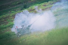 Scharfschießen einer Panzerhaubitze M109. (Foto: Bundesheer/Daniel Trippolt)