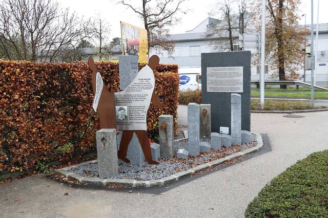 Das Denkmal für die Opfer der Todesmärsche wurde im Oktober 2022 eröffnet. (Foto: RedTD/Gerold Keusch) 