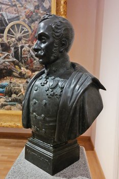 Büste von Feldzeugmeister Benedek im Wiener Heeresgeschichtlichen Museum. (Foto: Orban)