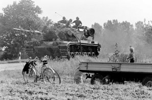 Ein US-Kampfpanzer M60 während der REFORGER 80. (Foto: Bob Wickley/U.S. Army/gemeinfrei)