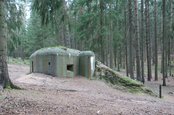 MG-Bunker vom Modell 37 in einer ehemaligen Waldstellung bei Slavonice. (Foto: RedTD/Gerold Keusch)