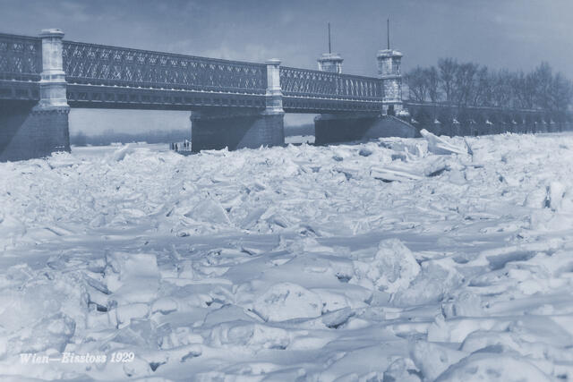 Eisstoss in Wien 1929. (Foto: Archiv Rauchenbichler)