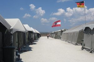 Die Einsatzführung erfolgte aus dem Camp Novo Selo. (Foto: ORFBtl)