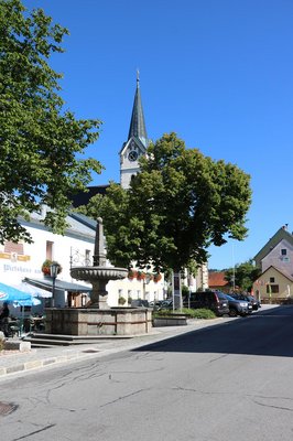 Der Marktplatz von Königswiesen. (Foto: Bundesheer/Gerold Keusch)