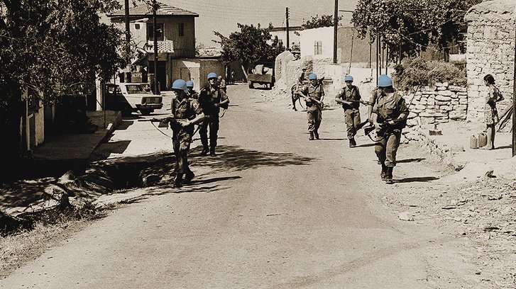 UN-Soldaten auf Zypern. (Foto: Bundesheer/HBF, Montage: Rizzardi)
