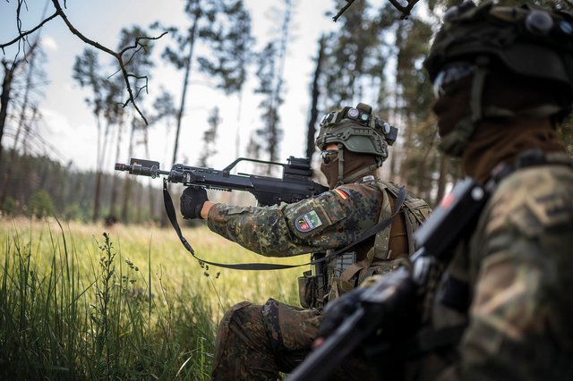 Tschechische und deutsche Soldaten gehörten zu den internationalen Teilnehmern der Übung. (Foto: Bundesheer/Paul Kulec)