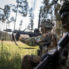 Tschechische und deutsche Soldaten gehörten zu den internationalen Teilnehmern der Übung. (Foto: Bundesheer/Paul Kulec)