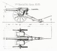 9-cm-Feldkanone M75, das Hauptgeschütz der Werke in der Festung Sarajewo. (Grafik: Archiv Volker Pachauer)  