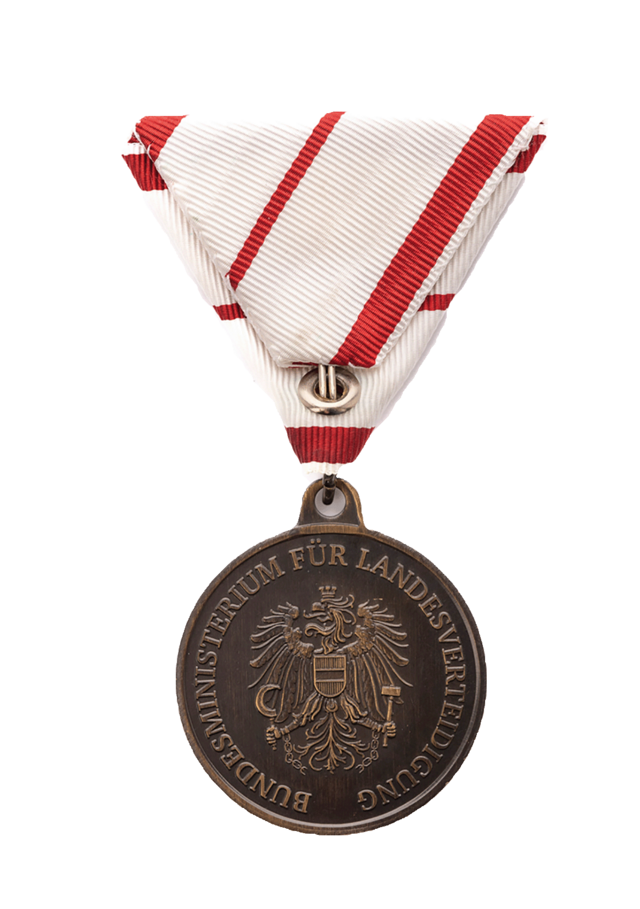 Einsatzmedaille lit. d Rückseite (Foto: Peter Steiner)
