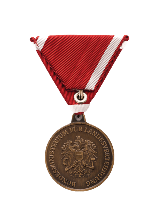 Einsatzmedaille lit. b Rückseite (Foto: Peter Steiner)