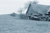 Kampfpanzer M41 in Stellung. (Foto: HBF)