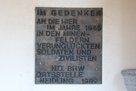 Gedenktafel für die Minenopfer des Jahres 1945 im Inneren der Kapelle. (Foto: RedTD/Gerold Keusch) 