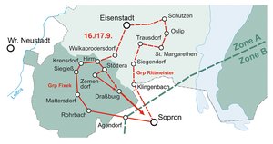 Offizierspatrouille der 5. Offizierskompanie 1921. (Grafik: Jörg Aschenbrenner)