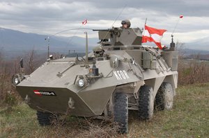 Eine Bundesheer-Patrouille im Kosovo. (Foto: Bundesheer/Reich) 