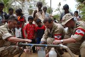 Das Bundesheer hilft nach dem verheerenden Tsunami in Sri Lanka. (Foto: ÖBH)