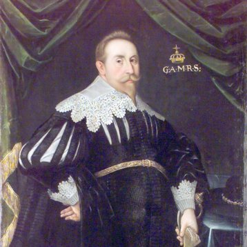 Gustav II. Adolf war von 1611 bis 1632 König von Schweden und rettete durch sein Eingreifen in den Dreißigjährigen Krieg den deutschen Protestantismus. (Porträt: Jacob Hendrik Elbfas/gemeinfrei)