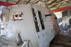 Von geplanten 1.000 Stück des A7V wurden nur 20 gebaut. (Foto: M. Barthou)