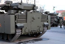 Heck der Kurganez-Schützenpanzer-Variante. (Foto: Vitaly V. Kuzmin)