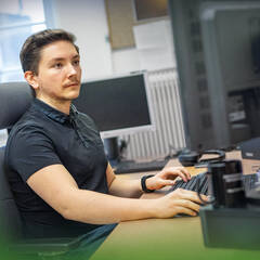 Jakub K. ist Senior-Programmierer im Bereich IKT-Technik. (Foto: Bundesheer/Paul Kulec)