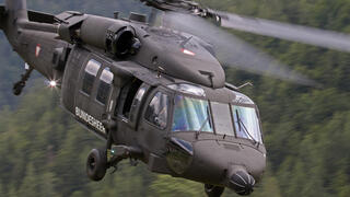 Das Symbolfoto zeigt einen Black Hawk-Hubschrauber. (Symbolfoto: Bundesheer/Thomas Lampersberger)