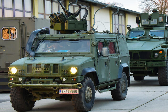 Gepanzerte Fahrzeuge mit einer Bewaffnung zum Selbstschutz sind für die Truppe bei den vorgesehenen Einsatzszenarien überlebensnotwendig. (Foto: Bundesheer/Stevic)