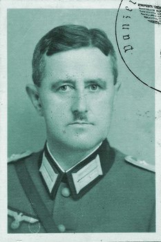 Aufnahme von Hauptmann Georg Huber aus dem Jahr 1938. Passfoto aus seinem Wehrpass der Deutschen Wehrmacht. (Foto: Archiv Rauchenbichler)