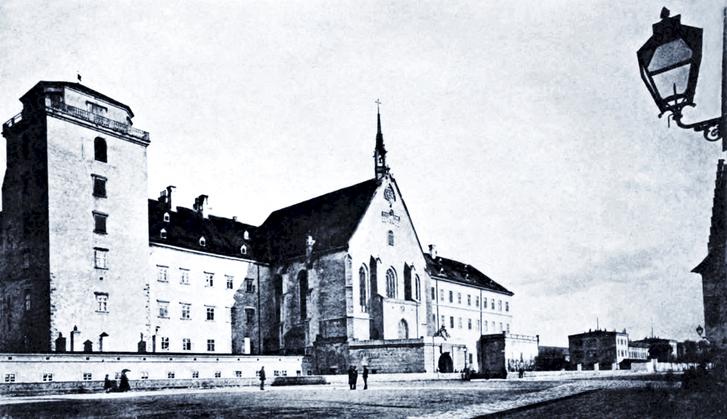 Die k.u.k. Theresianische Militärakademie vor 1870. (Foto: F. Kohler und G. Pils)