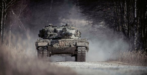 Der "Leopard" 2A4, das "Wettkampfgerät" der österreichischen Mannschaft. (Foto: Bundesheer/Daniel Trippolt)