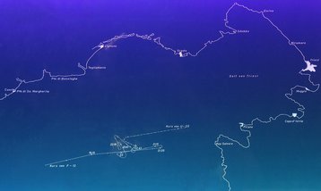 Die letzte Route der "U-20" in der Adria. (Foto: Bundesheer/Gerold Keusch)