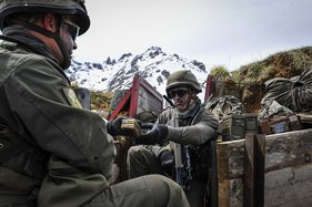 Zum Feuerkampf gehört auch der Munitionsausgleich in Feuerpausen. (Foto: Bundesheer/Steinberger)