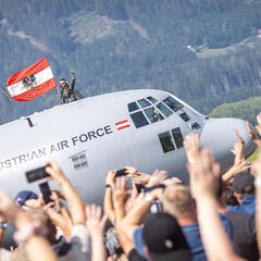 Volksfeststimmung bei der AIRPOWER22. (Foto: Bundesheer/Daniel Trippolt)