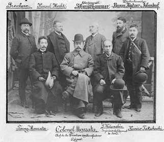 Oberst Murata Tsuneyoshi im Jahr 1889 während seines Besuch bei Böhler in Kapfenberg. (Foto: Archiv Pöcher)