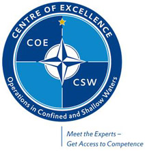Logo Centre of Excellence for Operations in Confined and Shallow Waters.