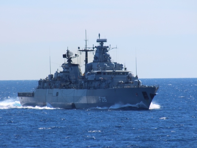 Wieder in Aktion: Die Fregatte „Brandenburg“ zurück im Patrouillengebiet