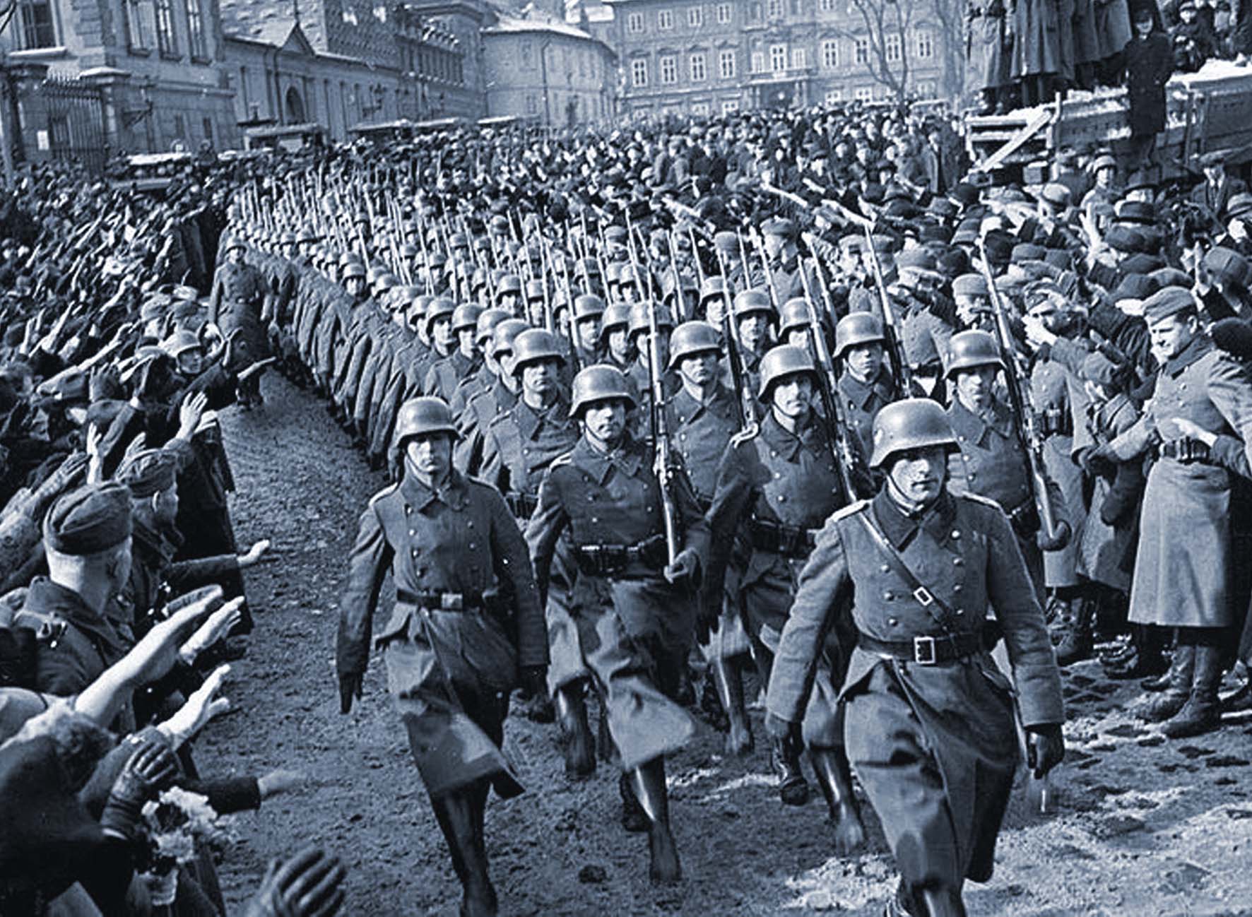 Немецко фашистскими оккупантами. Германская оккупация Чехии 1939.
