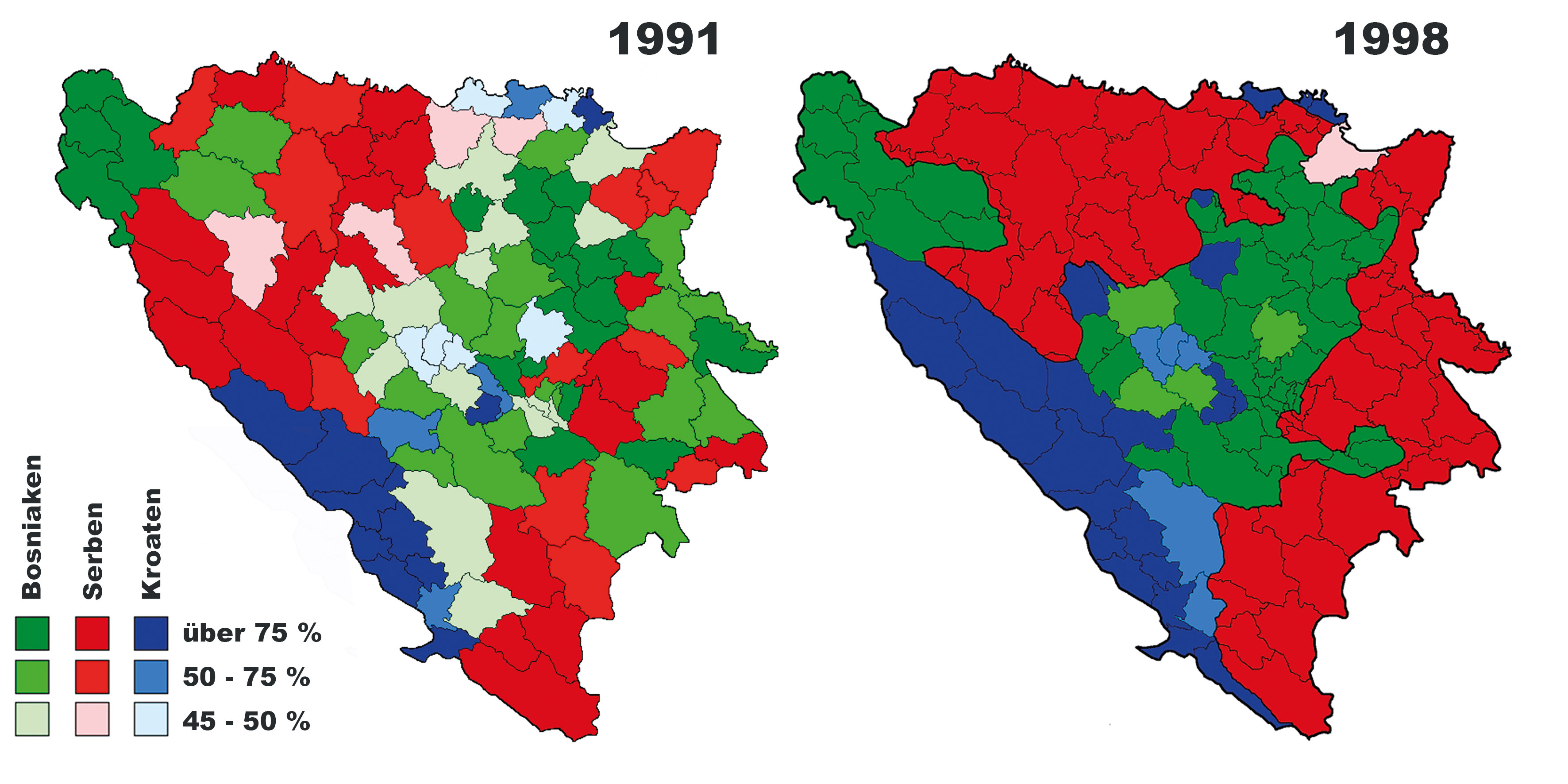 Bosnien-Herzegowina, Kriege und Konflikte