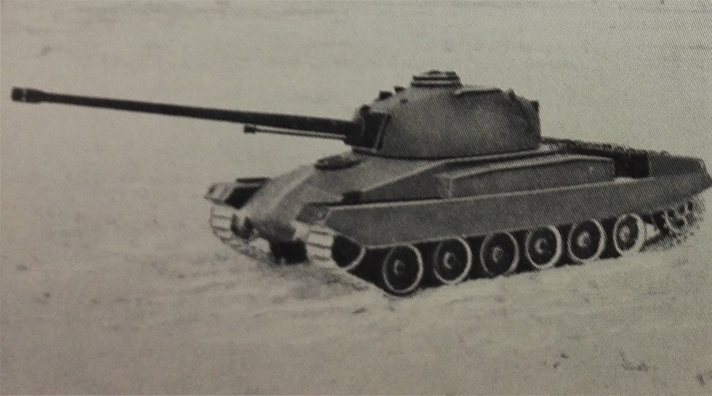 Panzer 58/61. Ab 1965 vorgesehen zum Ersatz der Panzerjäger G13. (Foto: TD 4/1963)